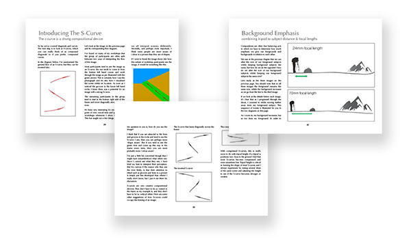 S-curves and also background emphasis with focal-lengths.