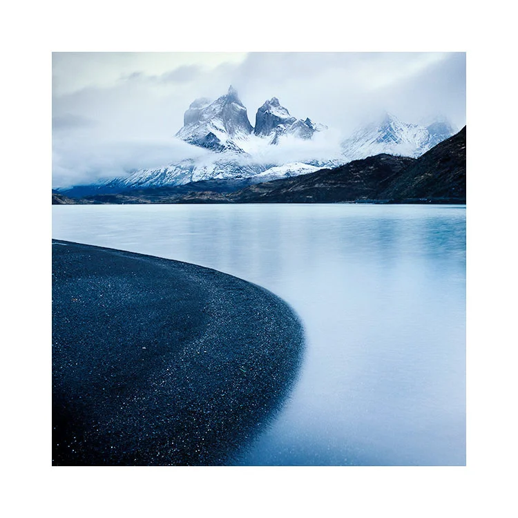 Lago Pehoe & Cuernos del Paine, Torres del Paine National Park.This was shot a few years ago that I never knew how it fitted in with anything that I'd done, up until now. So it is part of my new portfolio as it fits so well with the work from this year. Image © Bruce Percy 2013