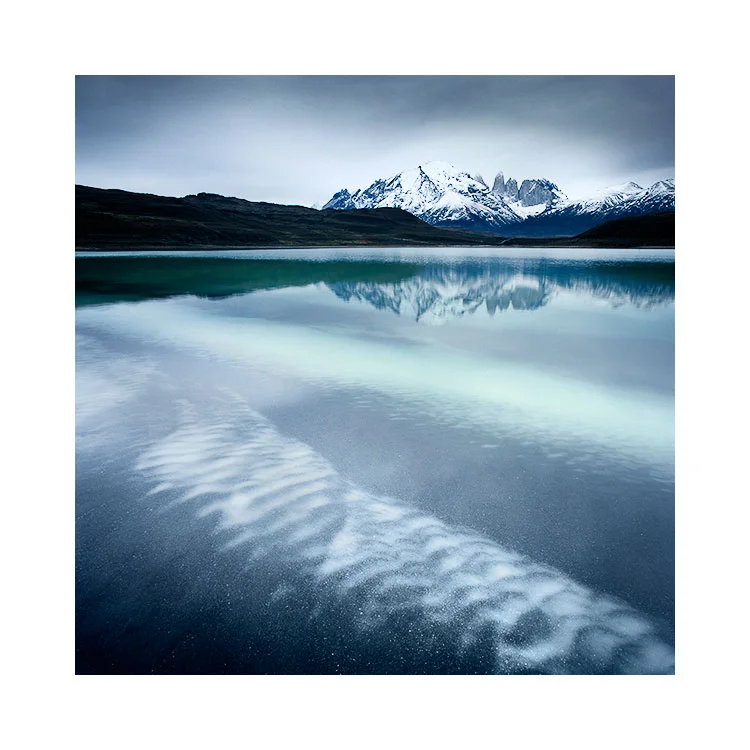 Ice floes in Laguna Armaga, Torres del Paine national park Image © Bruce Percy 2015