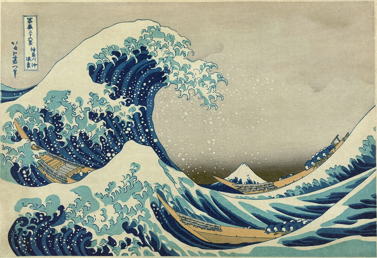 Hokkusai's 'The Great Wave of Kanagawa'.