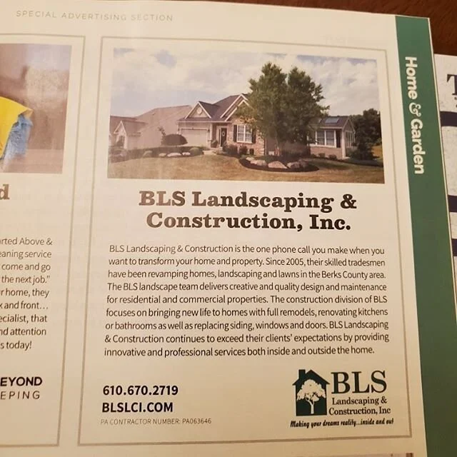 BLS LANDSCAPING & CONSTRUCTION, INC.