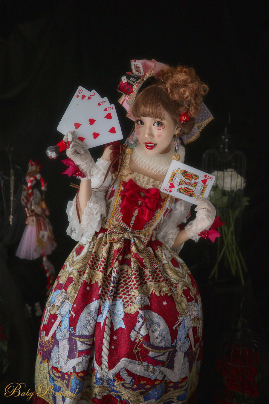 Baby Ponytail_Circus Princess_Red JSK_Kaka_02.jpg