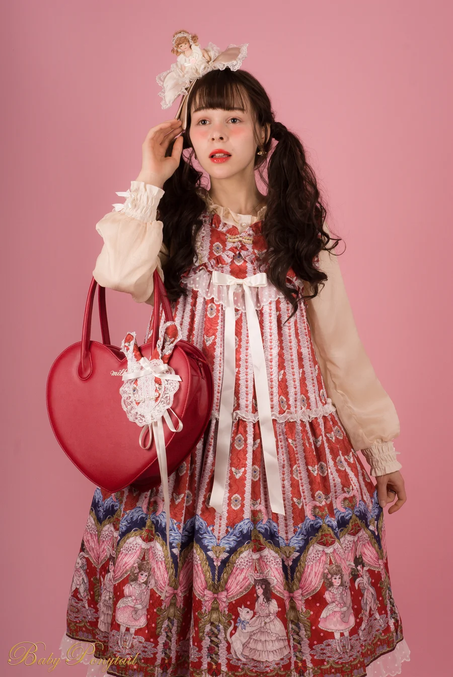 baby ponytail_my favorite companion_model_red baby doll jsk_2.jpg