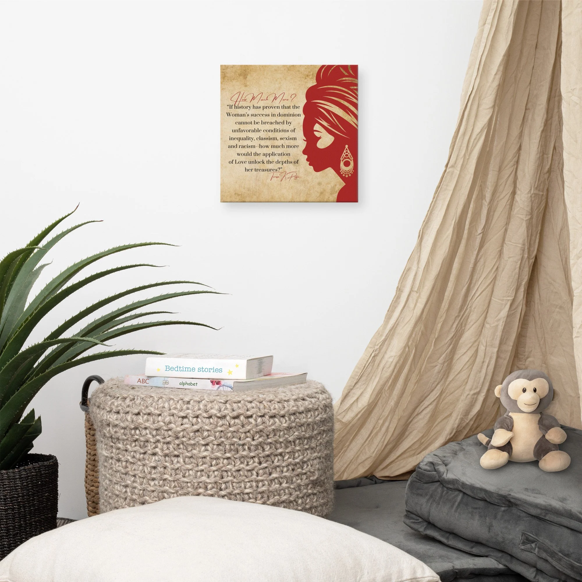 "How Much More?" Canvas