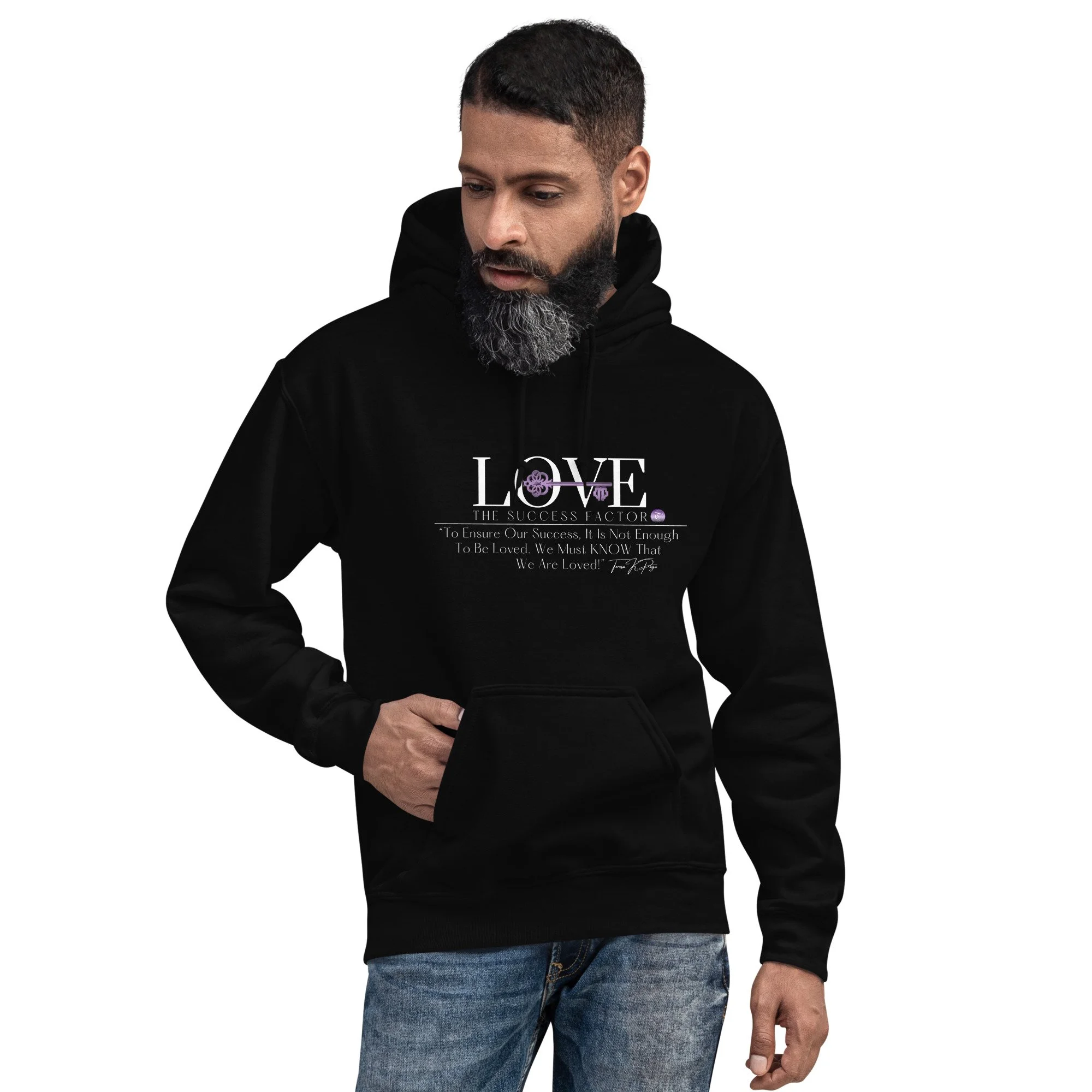 "We Must KNOW That We Are Loved!” Unisex Hoodie - Midnight Edition