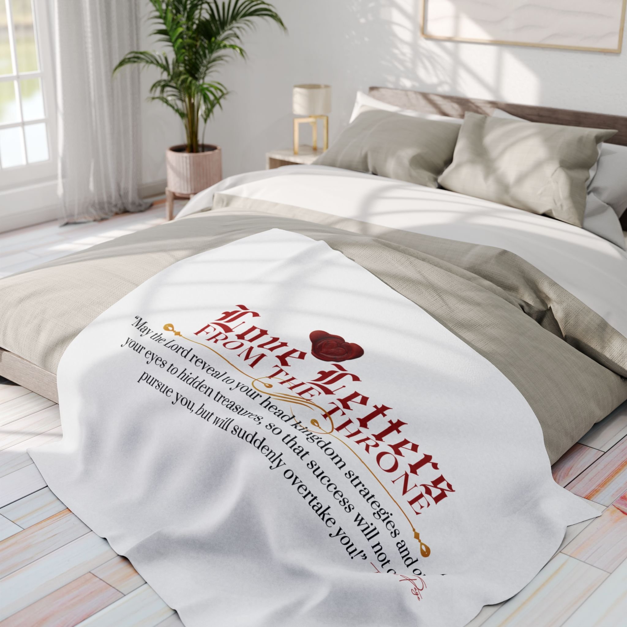 "Open Your Eyes To Hidden Treasures" Arctic Fleece Blanket