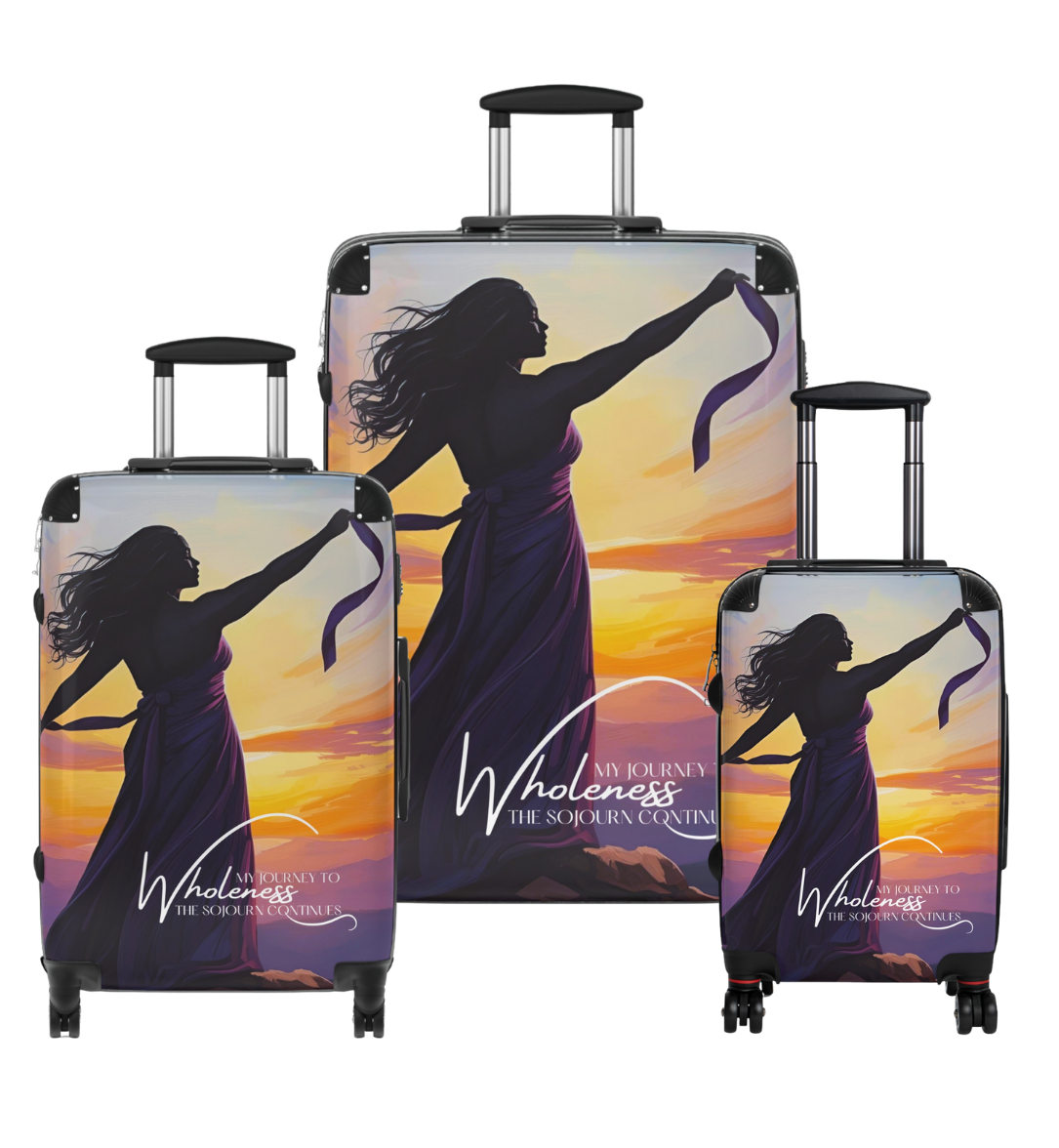 "My Journey to Wholeness" Suitcases - Moving Forward Edition