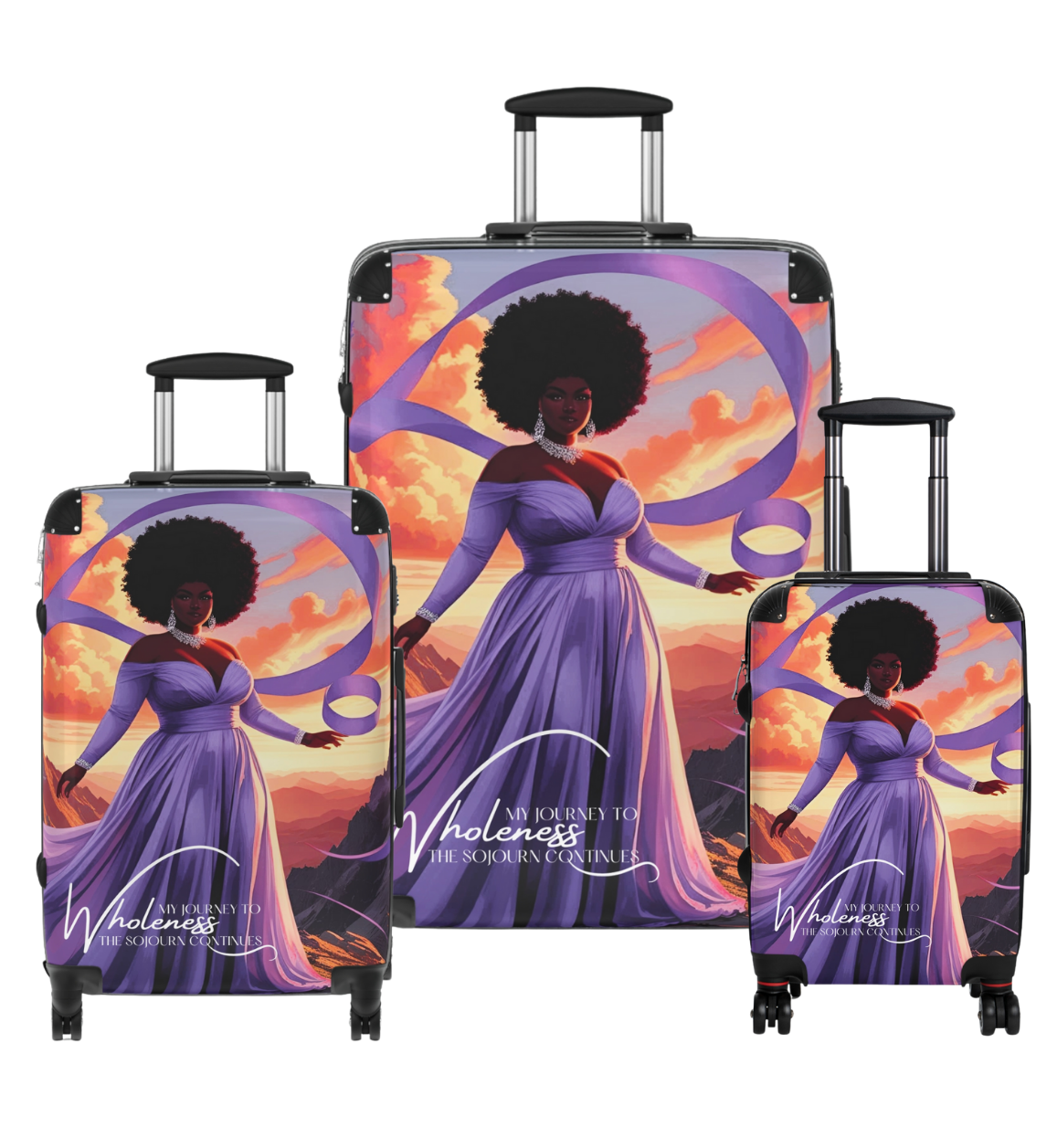 "My Journey to Wholeness" Suitcases - The Sojourn Continues Edition