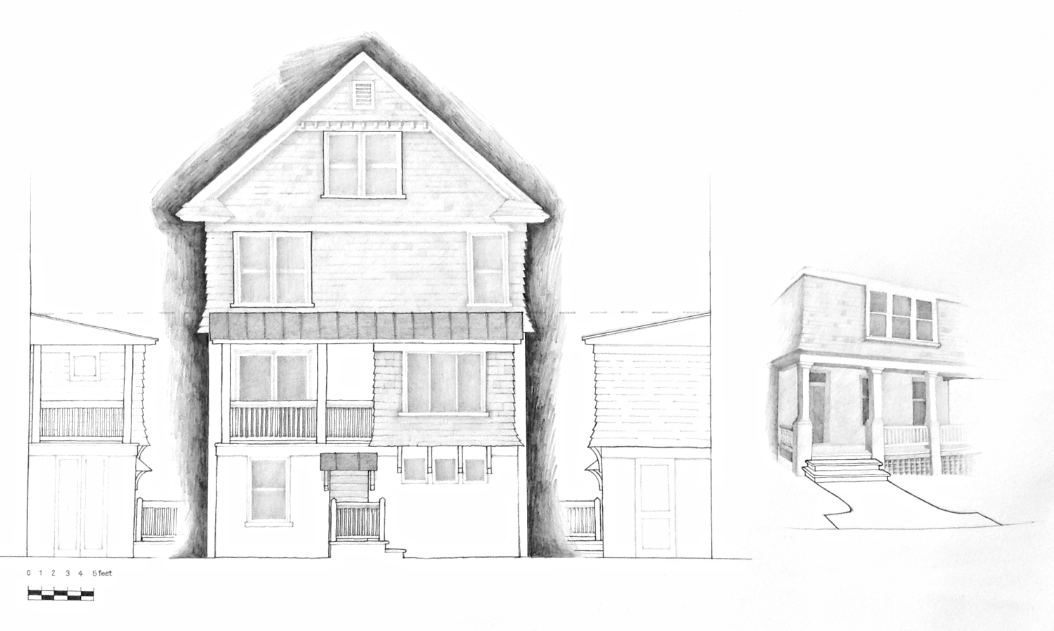 residential building and site detail schematics