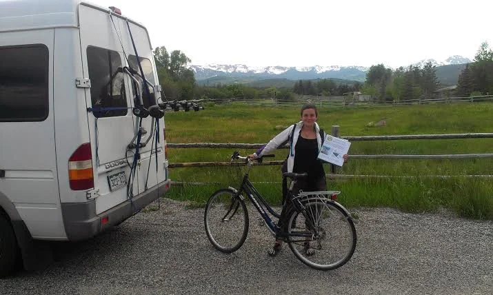 Biking canvass in Snowmass 2014