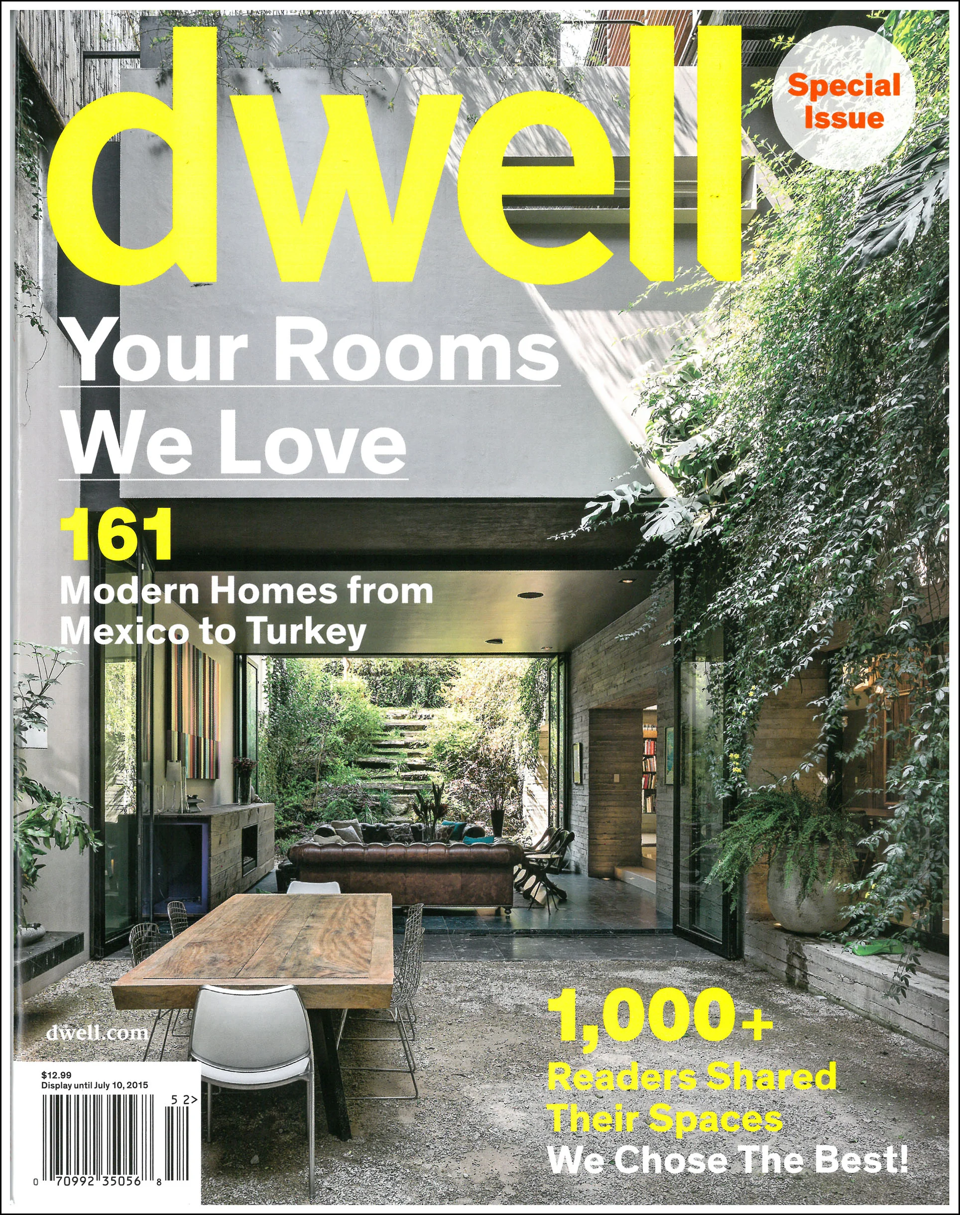 Dwell Magazine - Your Rooms We Love cover