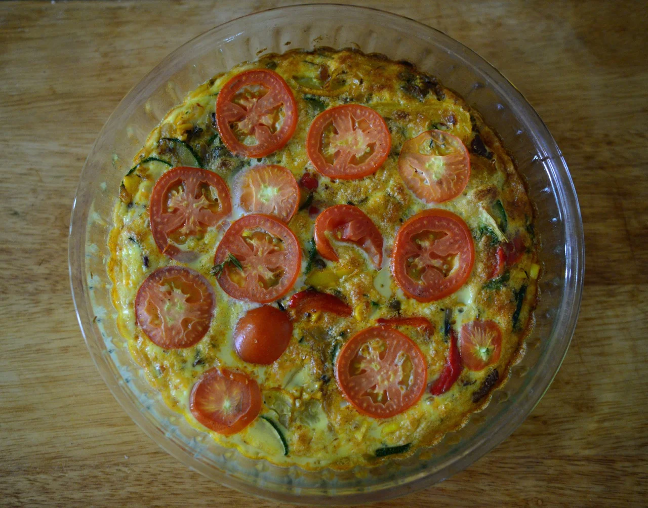 Pull it out of the oven, and let it set for a few minutes. Isnt that just a beauty!