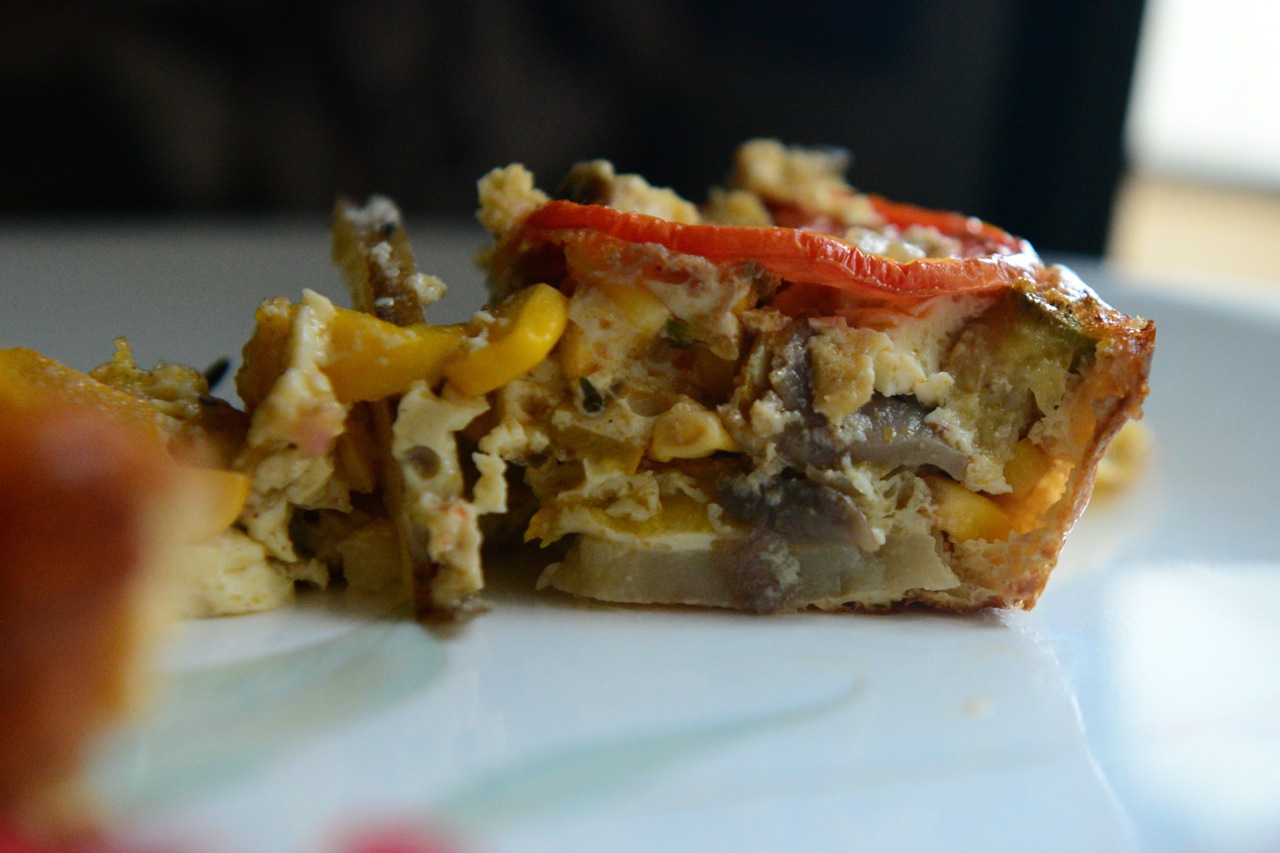 An absolute winner! The potatoes form a nice base. The veggies are perfectly done and the eggs are dreamy creamy.
