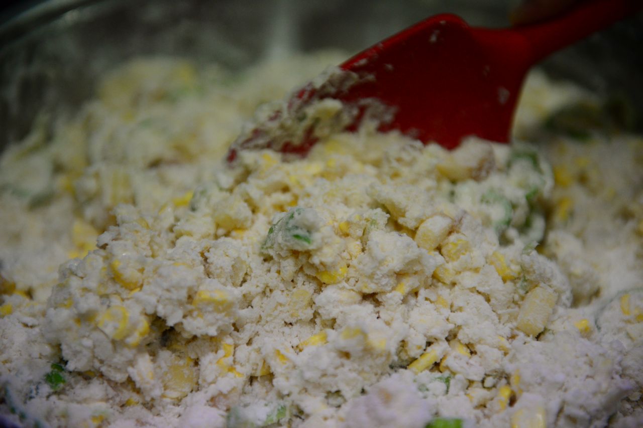 Stir with a spatula