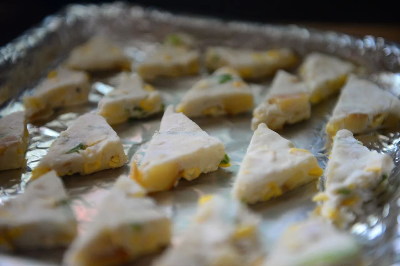 Place neatly on a baking tray