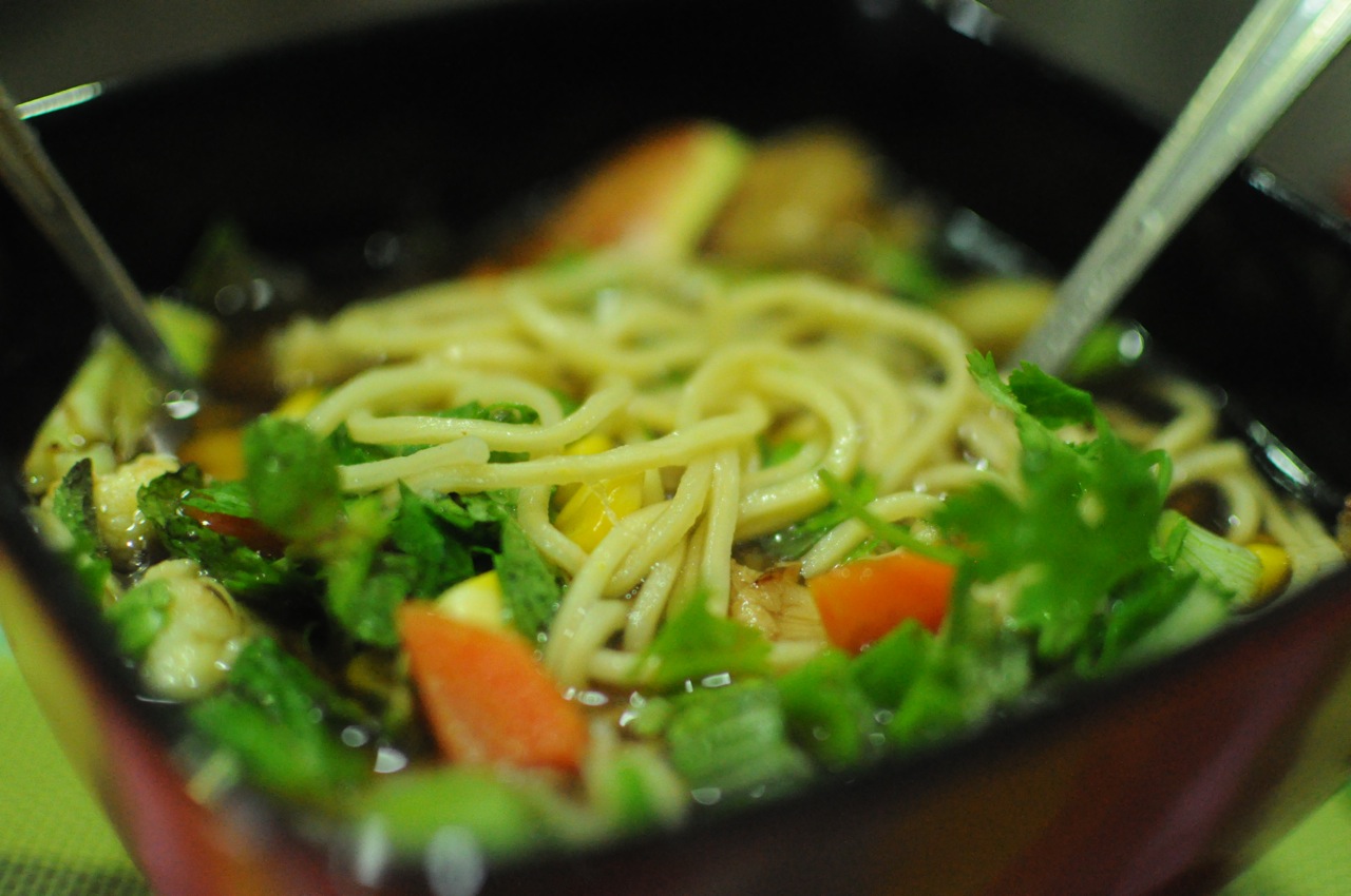 This gorgeous bowl of Vietnamese inspired pho.