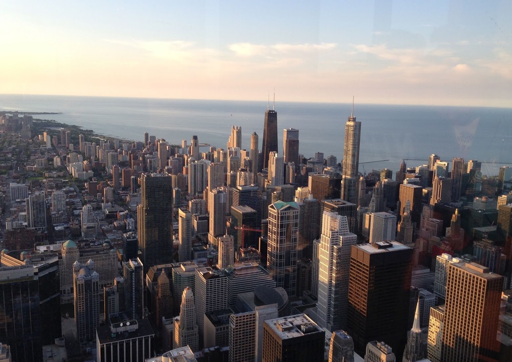 From top of the Sear Tower. Love Chicago