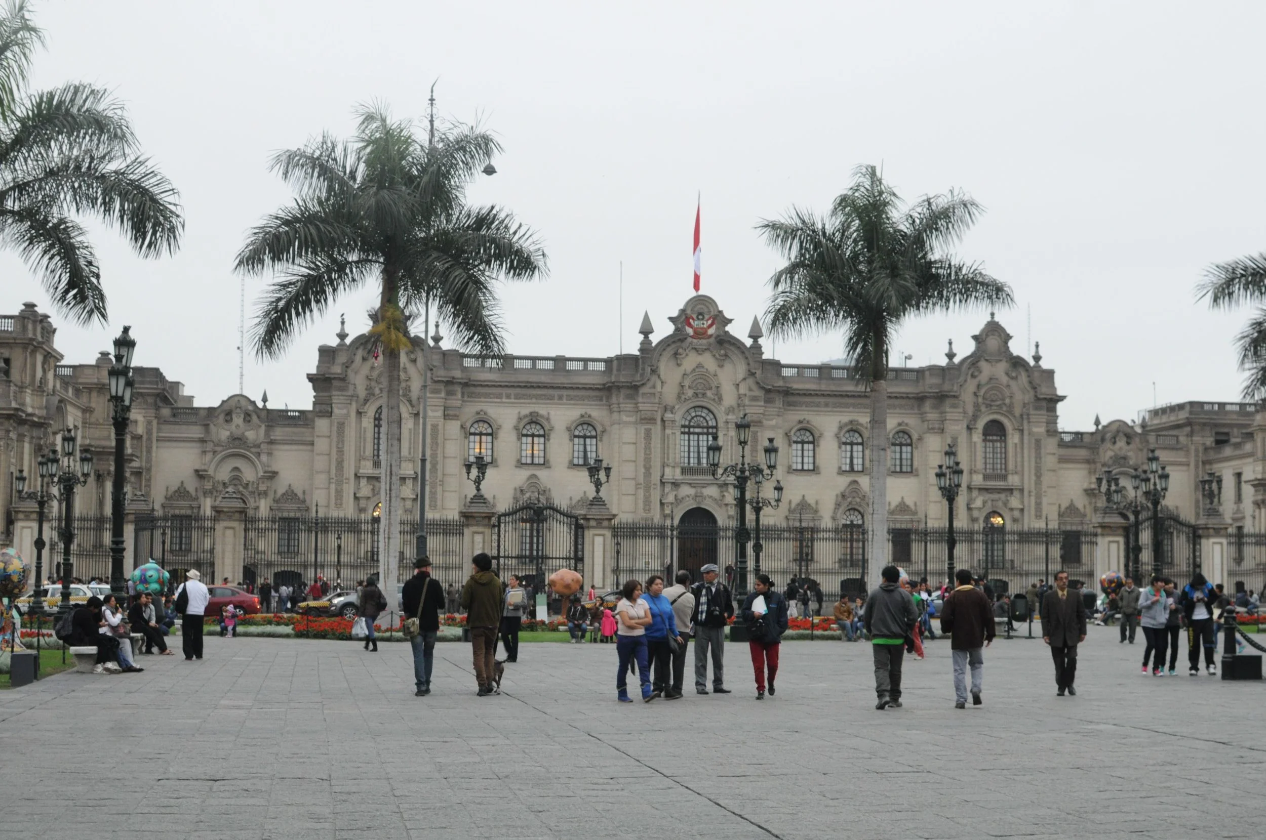 The stunning Presidential Palace