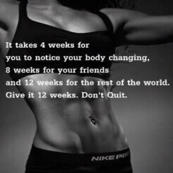 Oh yes, every woman in the world will see results in this exact timeline...