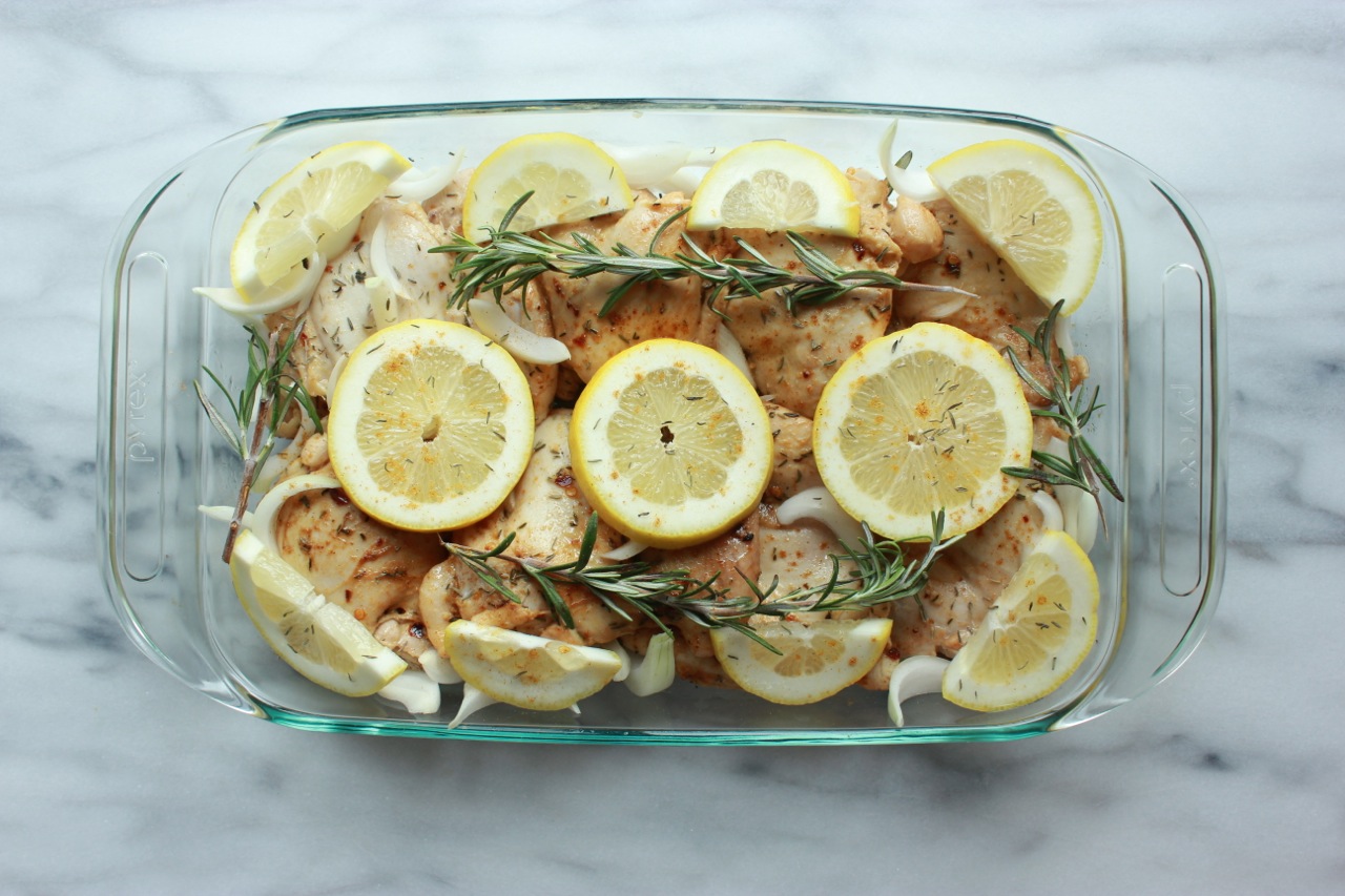 Pre-oven.