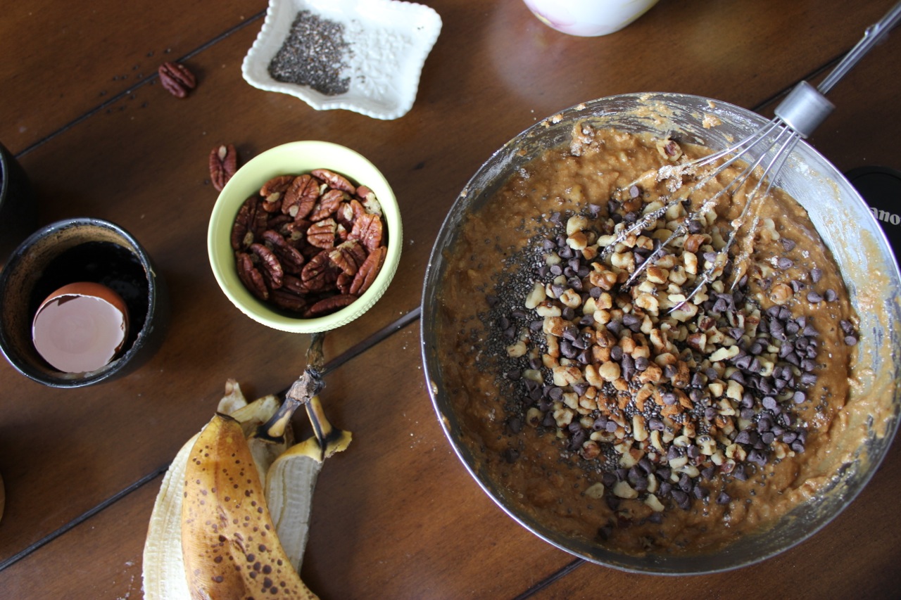 PB Banana Nut Chia Bread | Living Minnaly08.jpg