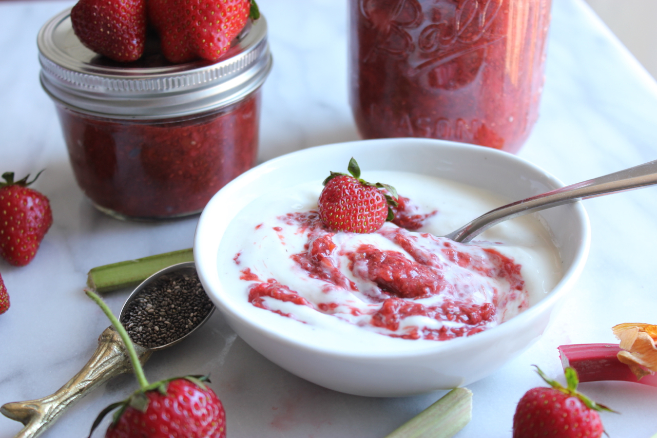 Strawberry Rhubarb Chia Jam | Living Minnaly10.jpg