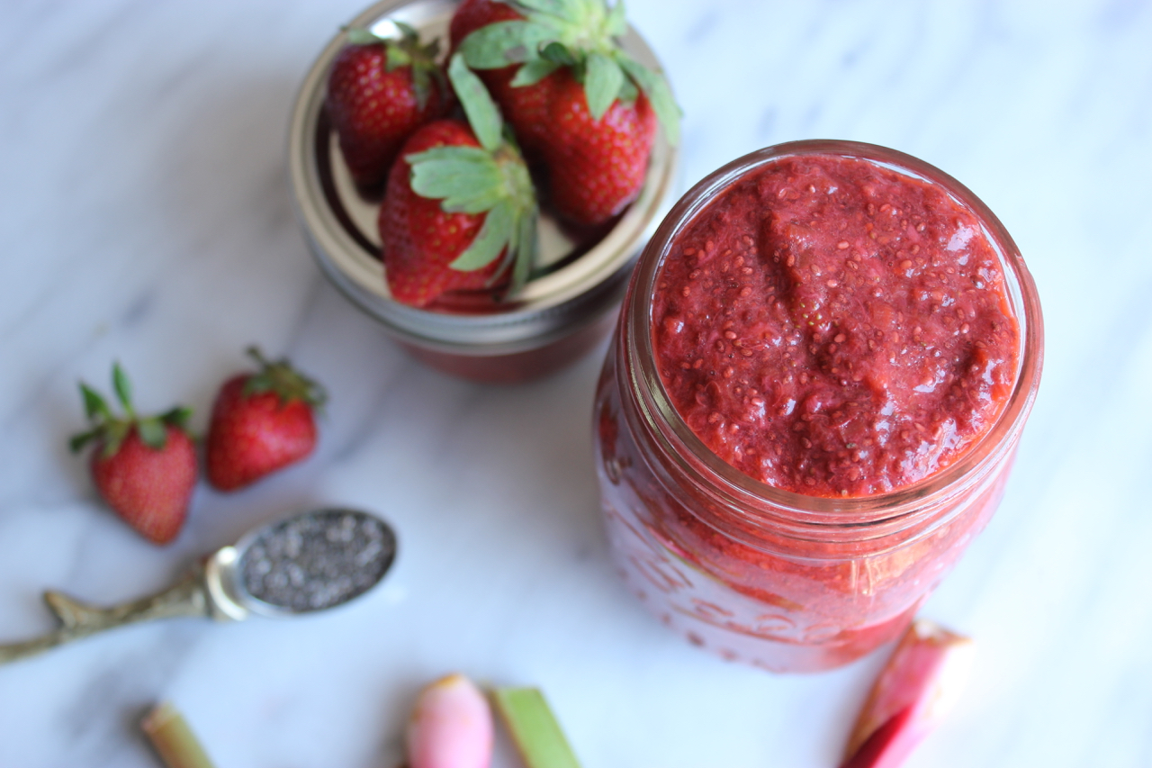 Strawberry Rhubarb Chia Jam | Living Minnaly09.jpg