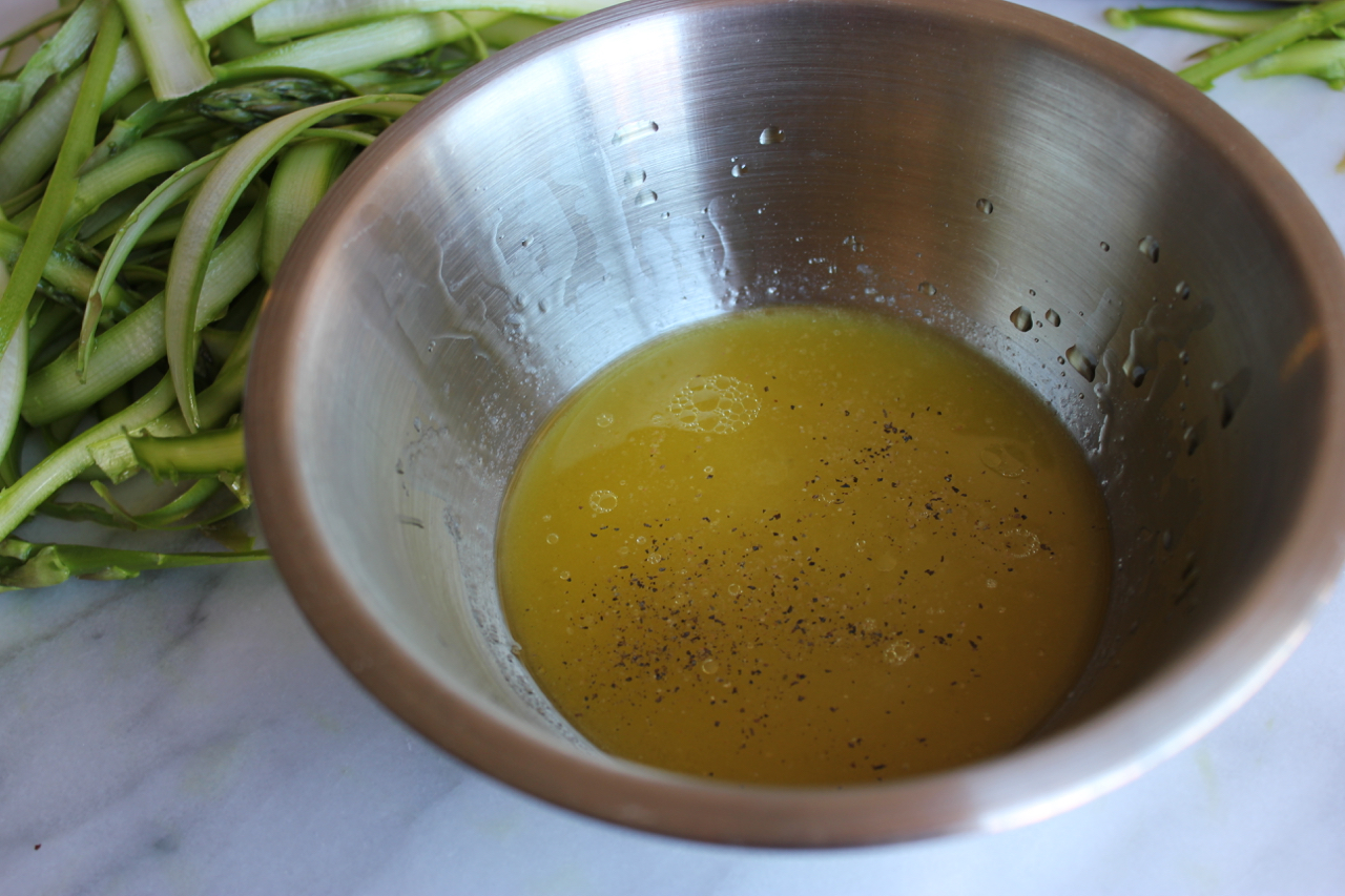 Shaved Asparagus Ribbon Salad w:Lemon Parmesan Vinaigrette | Living Minnaly05.jpg