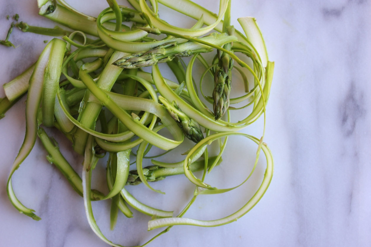 Shaved Asparagus Ribbon Salad w:Lemon Parmesan Vinaigrette | Living Minnaly04.jpg