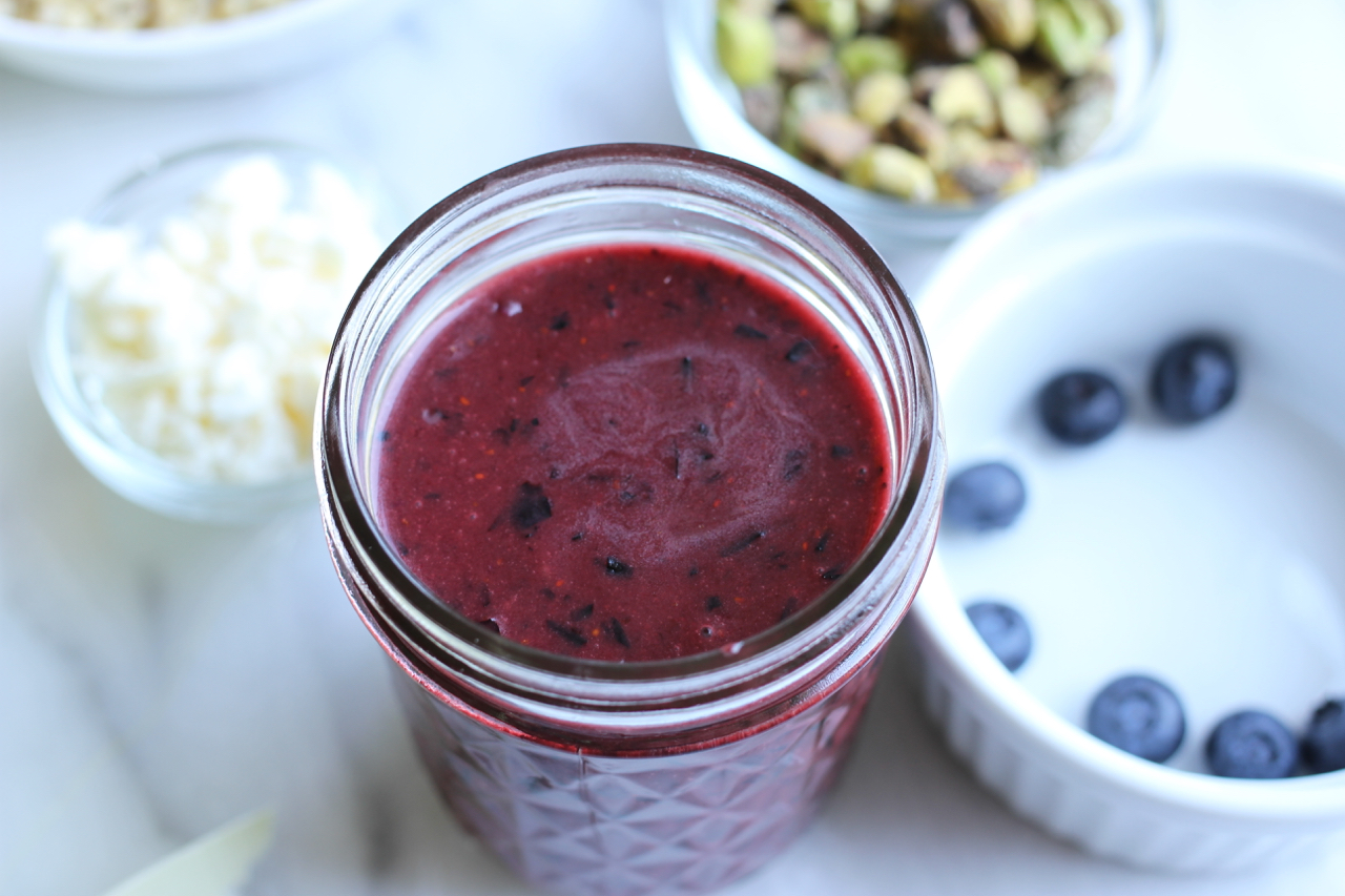 Summer Sorghum Arugula Salad w:Blueberry Balsamic Dressing | Living Minnaly05.jpg