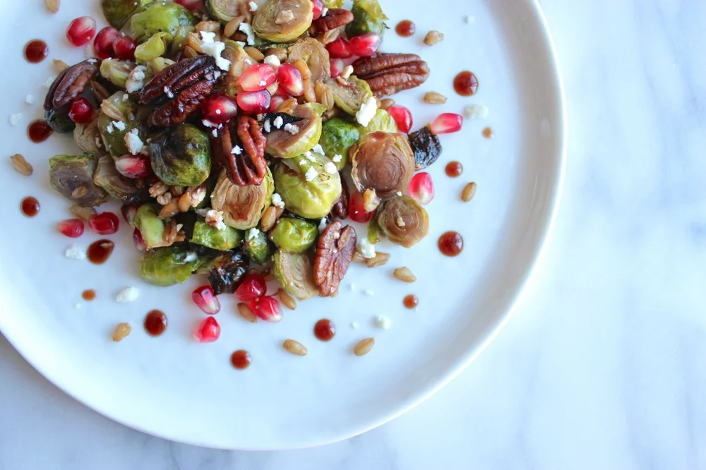 Pomegranate Brussel Sprouts with Feta Farro Pecans.jpg