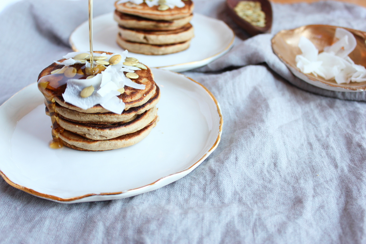 Gingerbread Pancakes, Gluten-Free + Vegan | Living Minnaly7.jpg