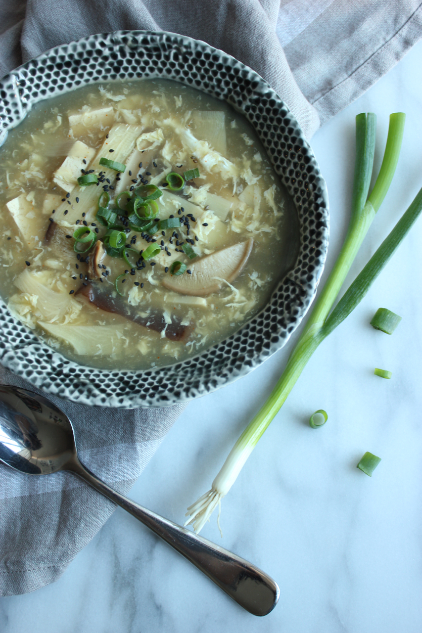 Healthy Hot and Sour Soup
