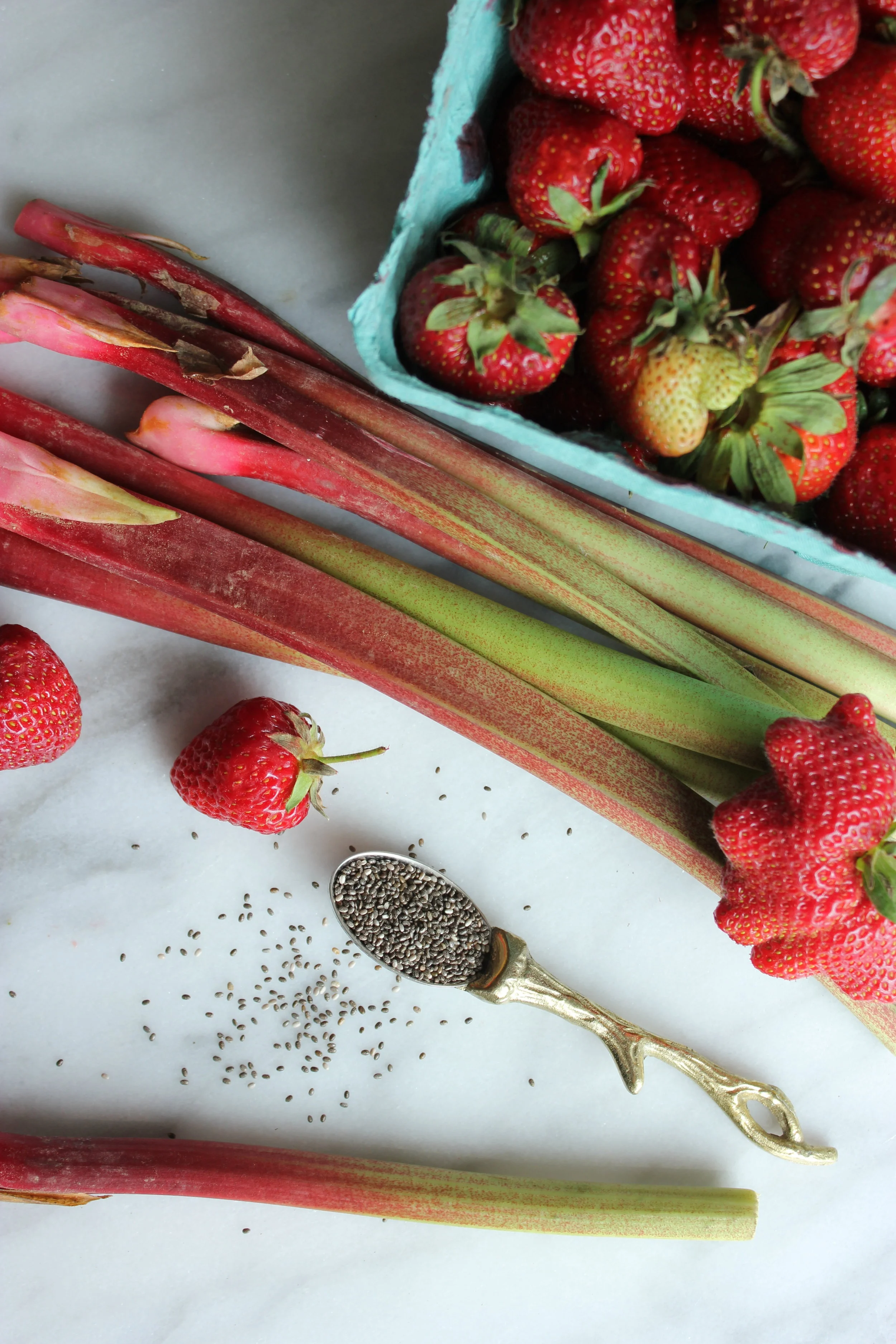 Strawberry Rhubarb Chia Jam