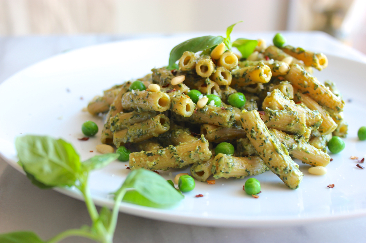 Spring Ramp and Pea Pesto