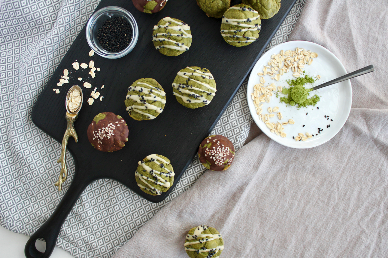 Matcha Mini Muffins with Collagen, Gluten-free Dairy Free | Living Minnaly  - 5.jpg