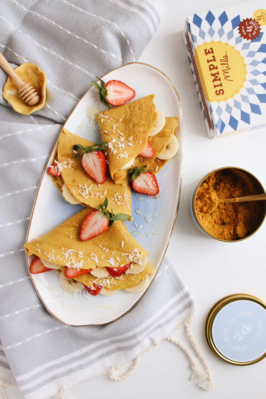 Golden Fuel Turmeric Collagen Crepes with Simple Mills + Live 24k | Living Minnaly  - 6.jpg