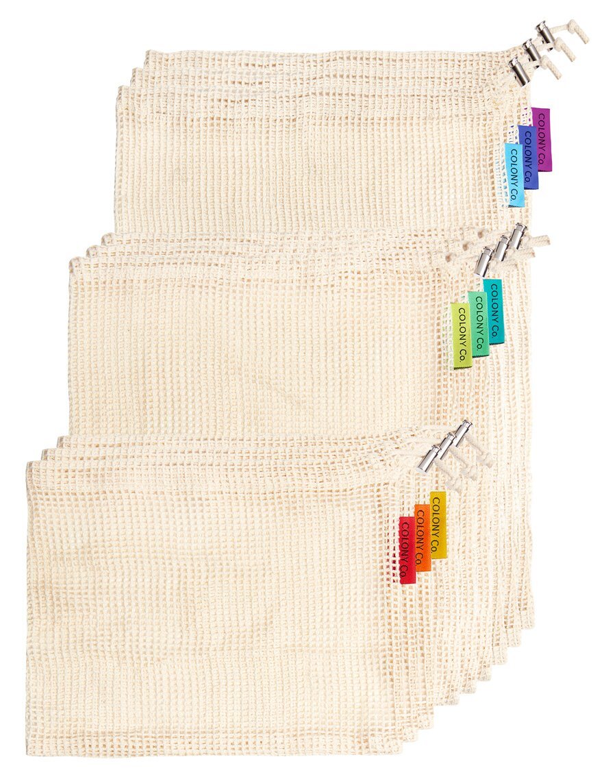 Mesh Organic Cotton Produce Bags