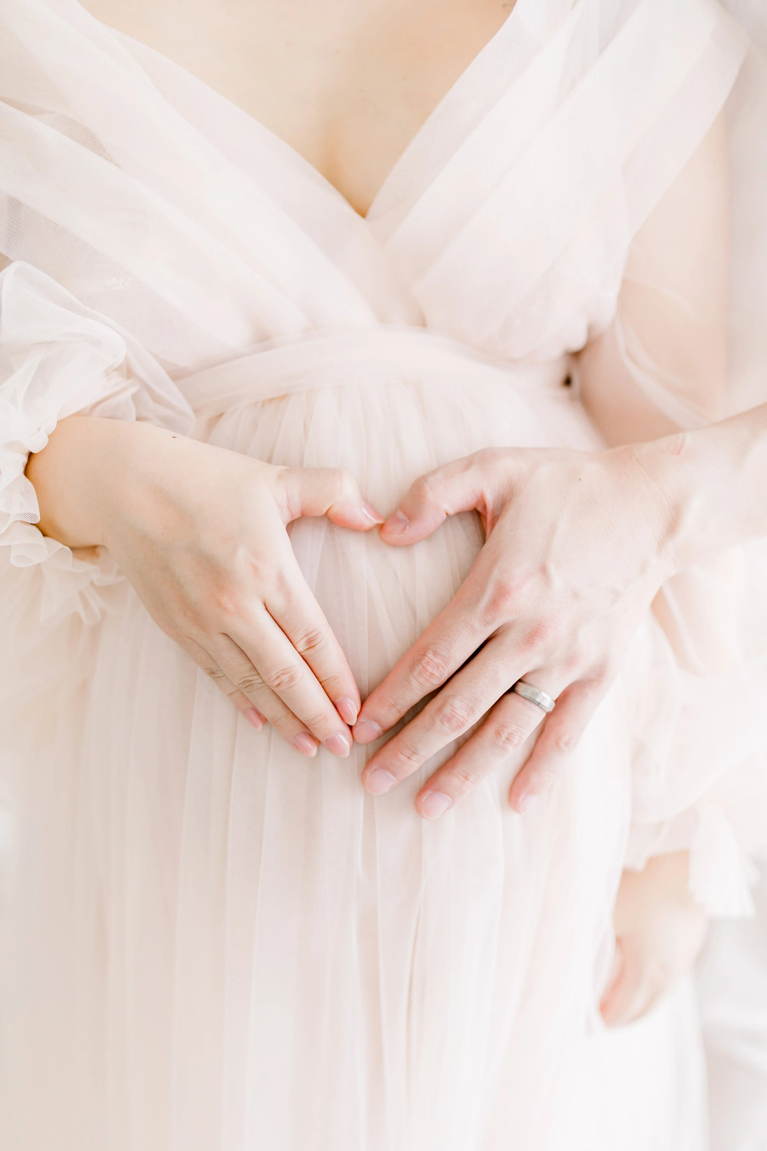 Orange County Natural Light Studio Maternity Session