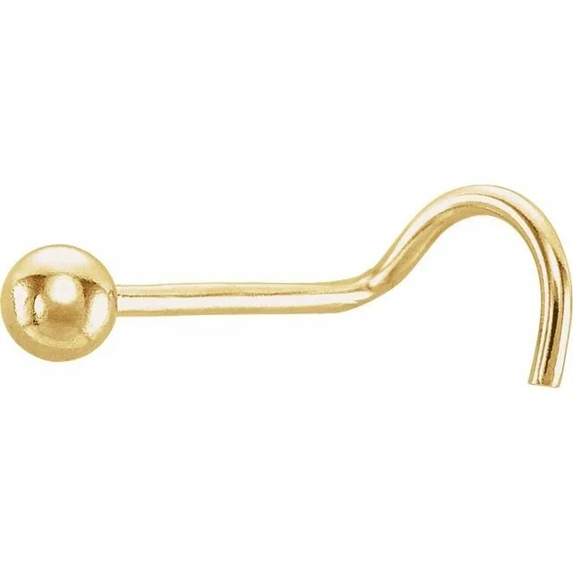 18k gold amazon nose pin gold