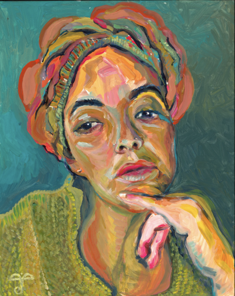 Still I Wonder, 2026, Acrylic on Wood, 16" x 20"