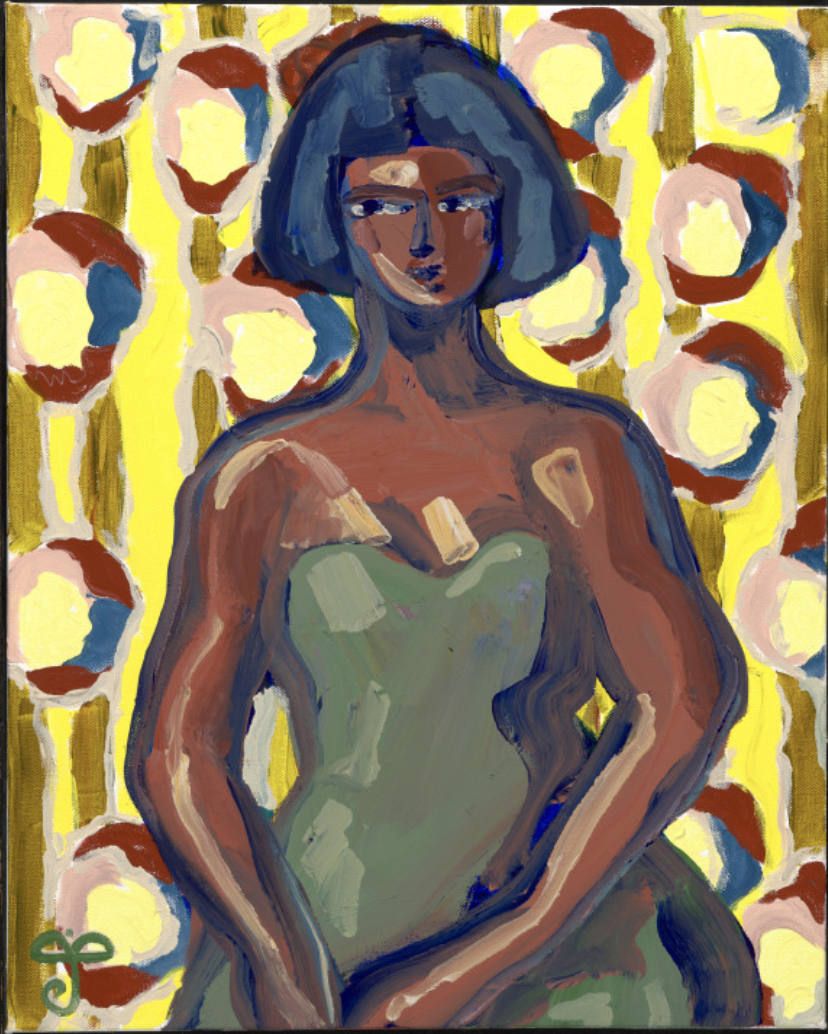 Maud, 2025, Acrylic on Canvas, 16" x 20"
