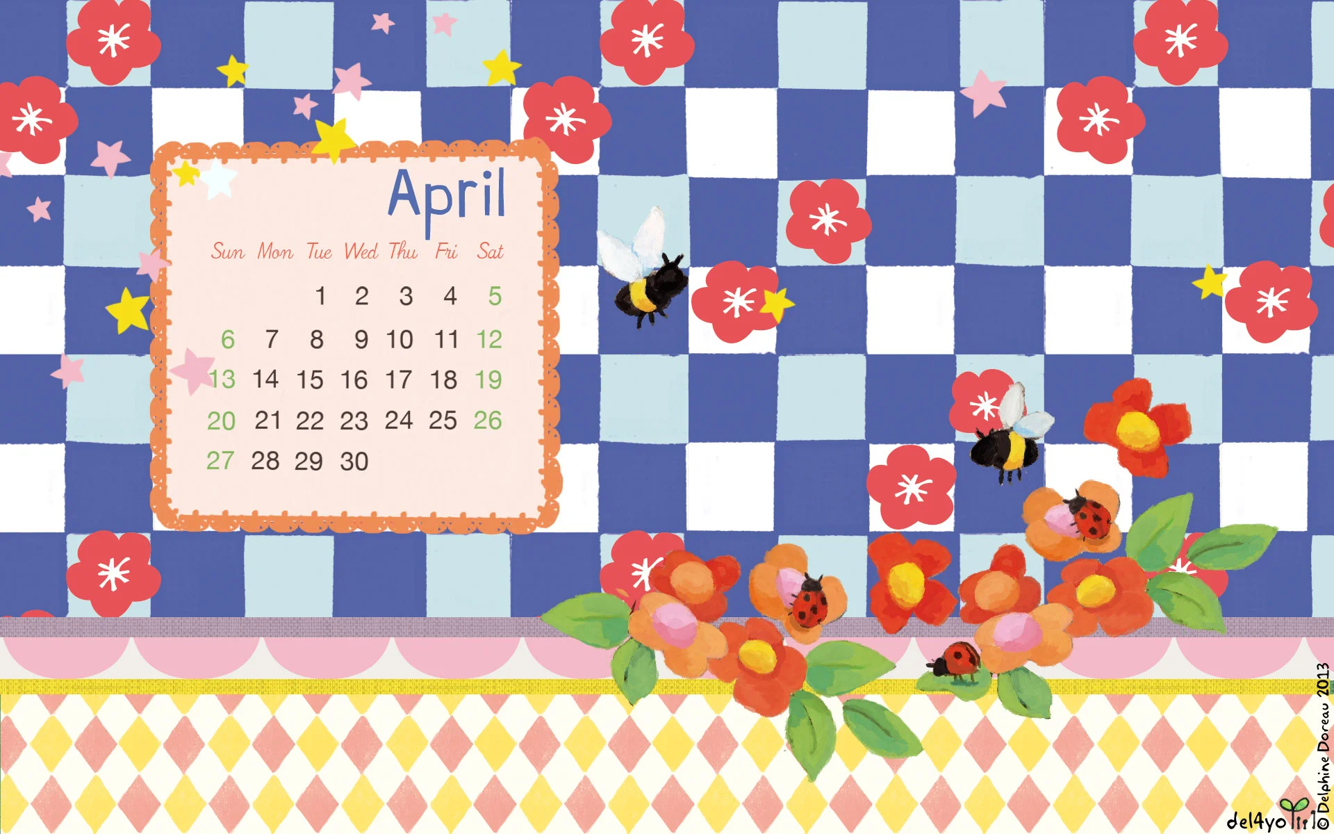 Monthly calendar