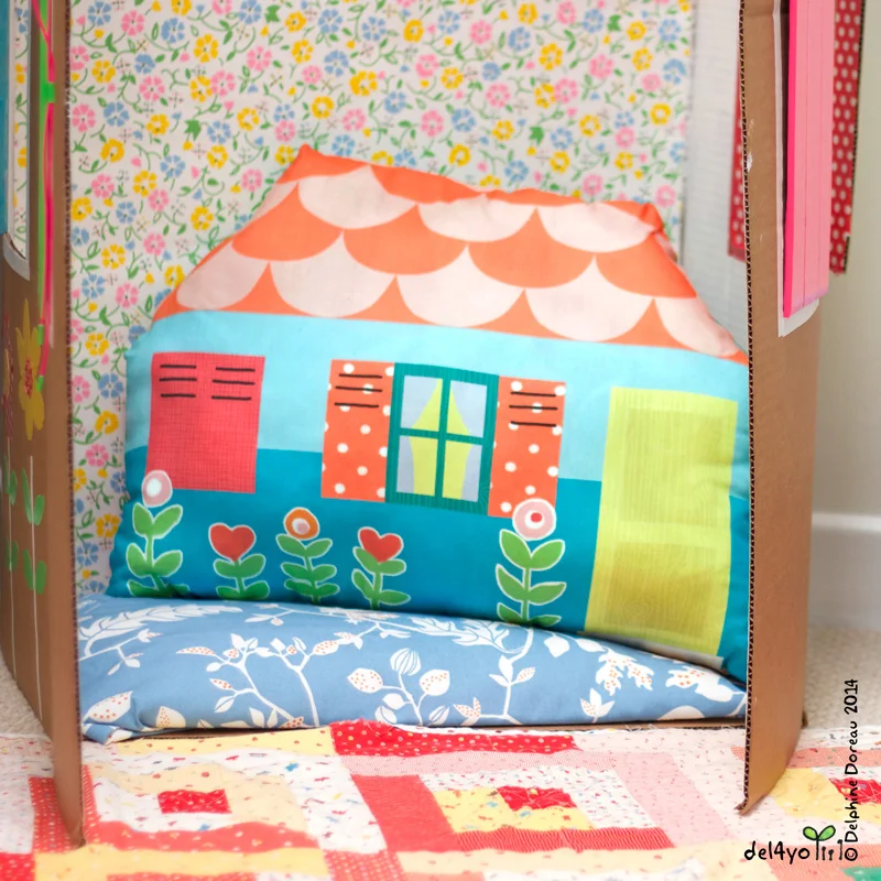 Cushion fabric sold at Spoonflower