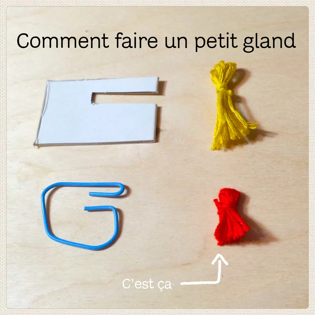 How to make a tassel (advent #7)