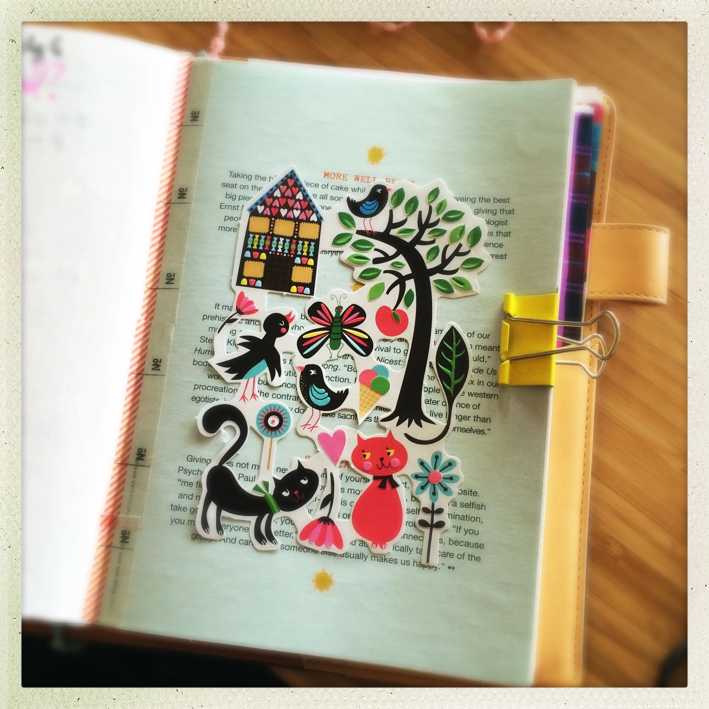 This cute poesieplaatje by Helen Dardik was also in Flow. It's cute!