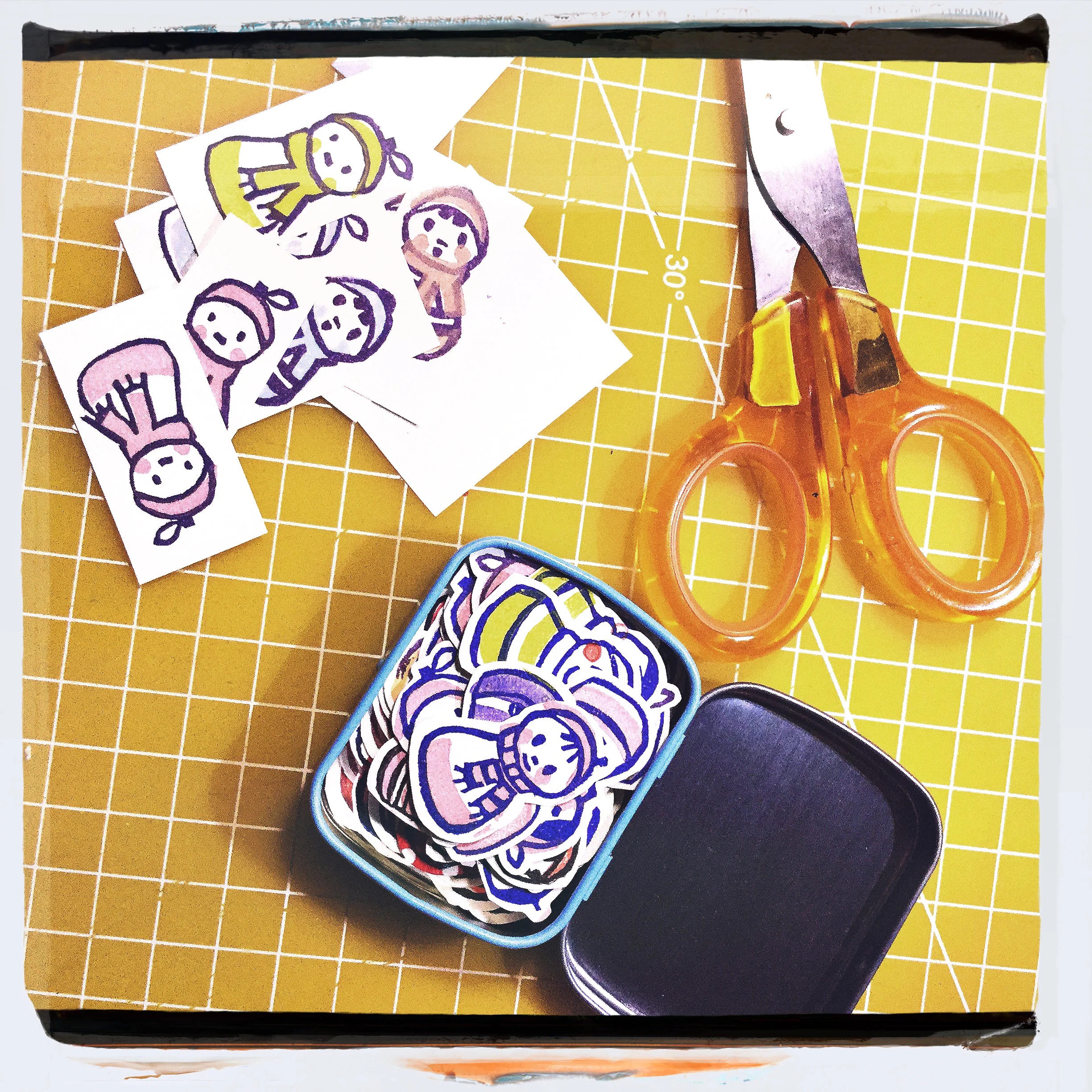 Make your own stamps! (Comment faire des tampons à encrer)