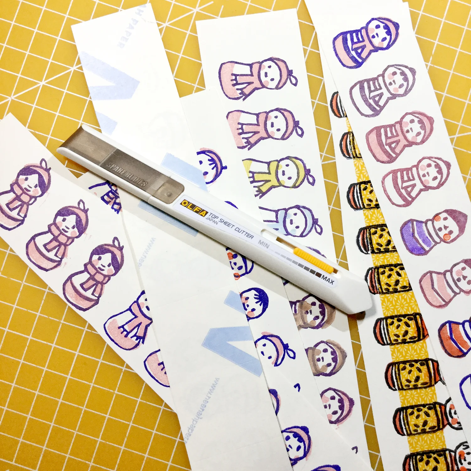 Make your own stickers! (plus printable) — Le Lapin dans la Lune
