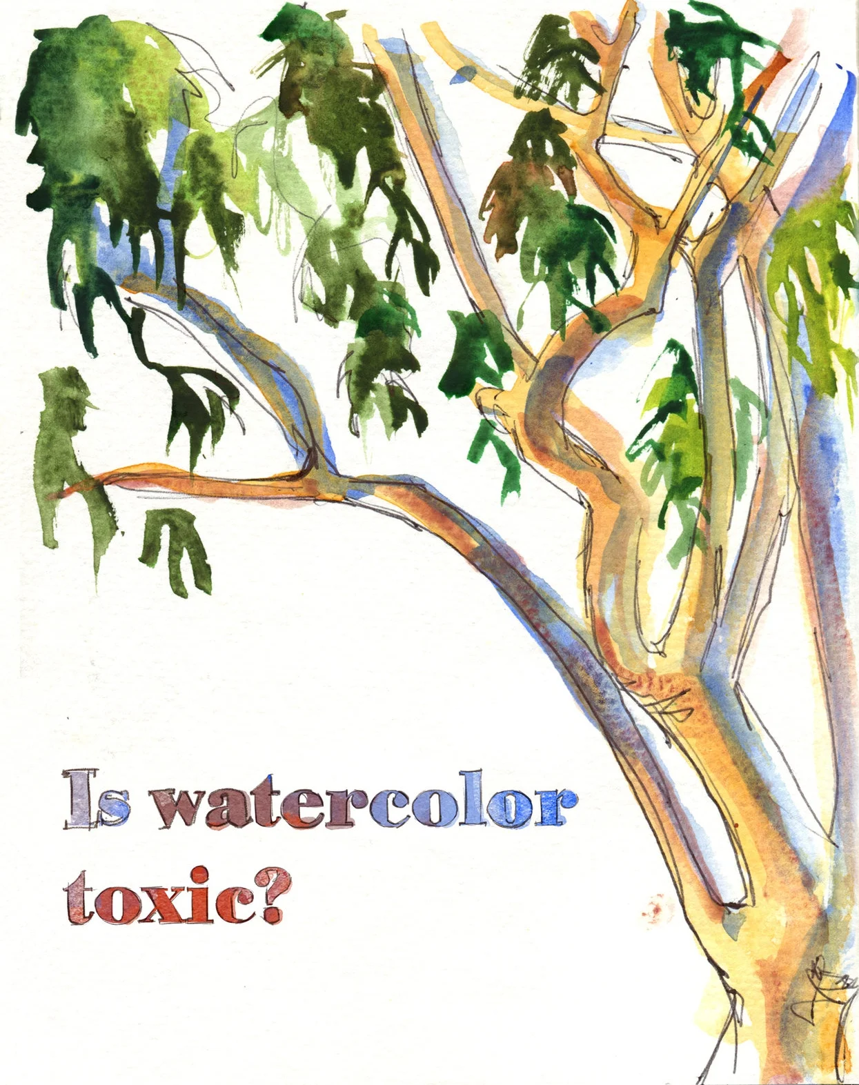About   watercolor toxicity.