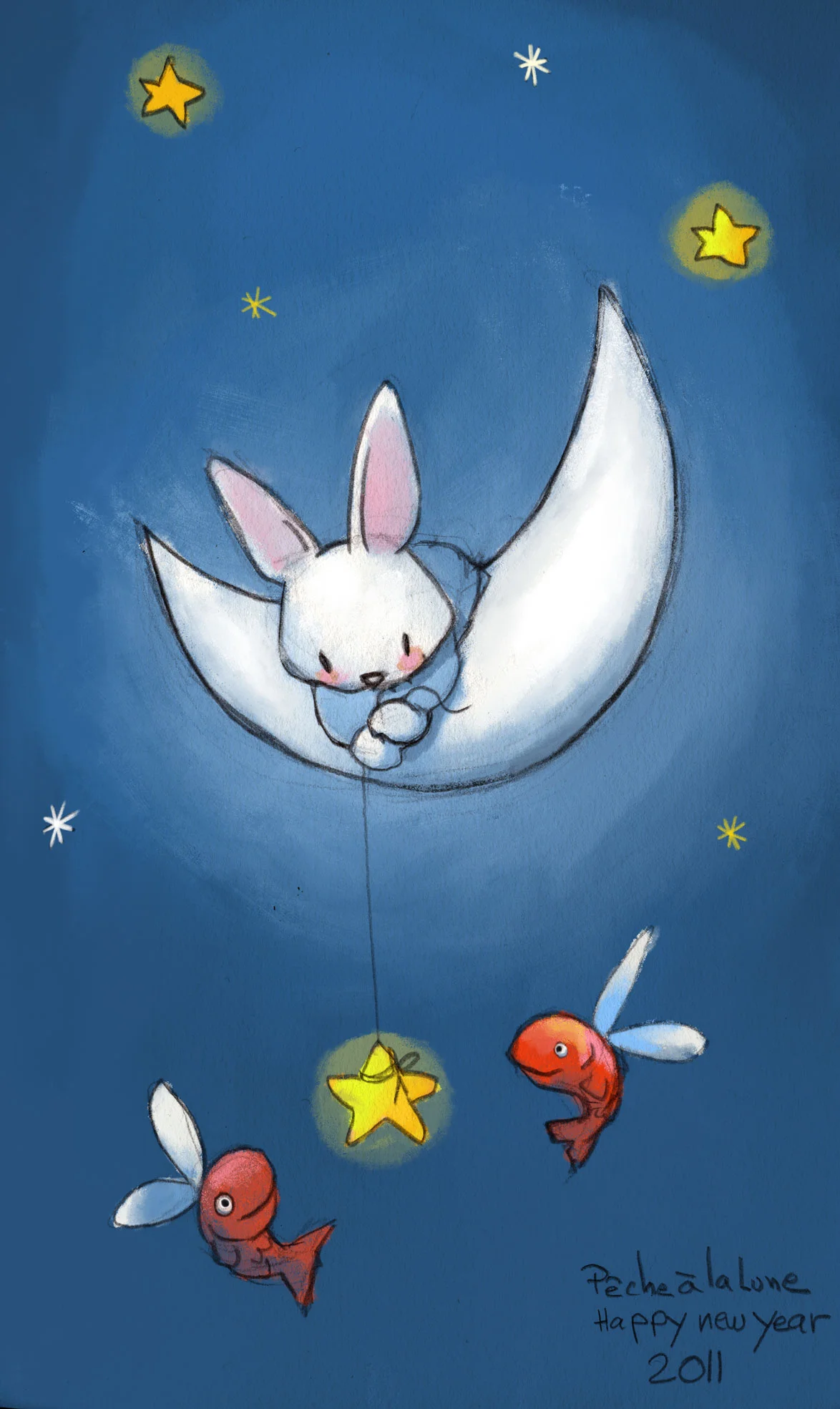 Le lapin dans la Lune